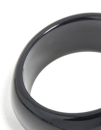Black Acrylic Bangle - link has visual effect only
