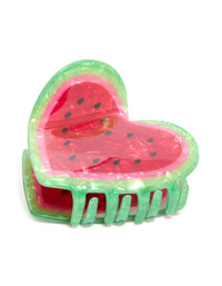Watermelon Acrylic Novelty Claw Clip - link has visual effect only