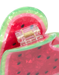 Watermelon Acrylic Novelty Claw Clip - link has visual effect only