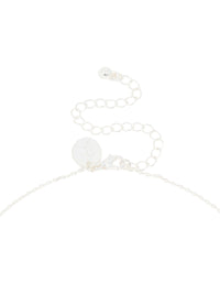 Silver Plated Cubic Zirconia & Freshwater Pearl Dainty Y-Necklace - link has visual effect only