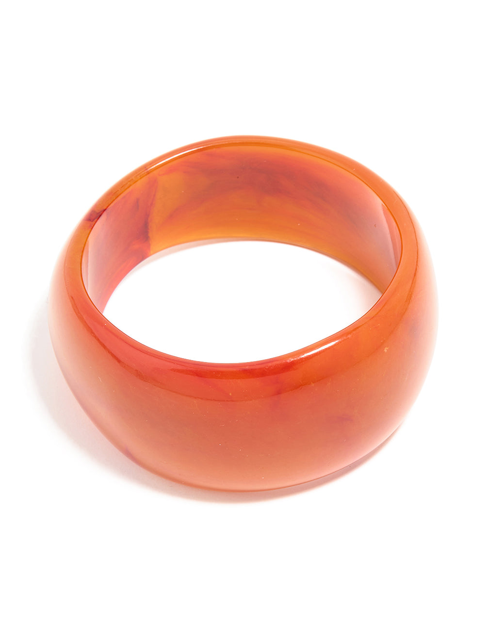 Red Acrylic Statement Bangle
