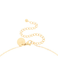 Waterproof Gold Plated Stainless Steel August Birth Flower Poppy Necklace - link has visual effect only