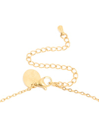 Waterproof Gold Plated Stainless Steel September Cubic Zirconia Birthstone Necklace & Earrings Set - link has visual effect only