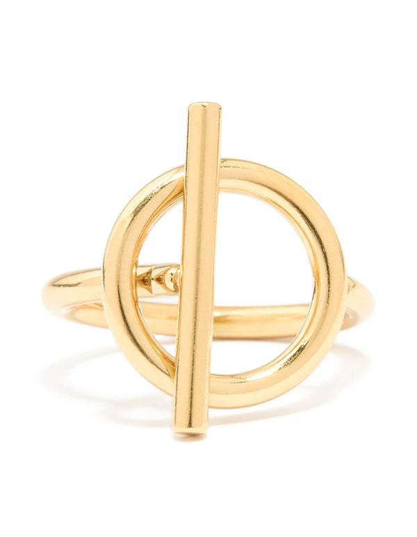 Waterproof Gold Plated Stainless Steel Skinny T&O Ring