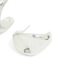 Waterproof Stainless Steel Organic Teardrop Earrings - link has visual effect only