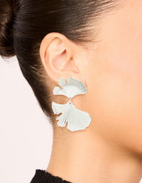 Waterproof Stainless Steel Statement Petal Earrings - link has visual effect only