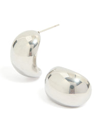 Waterproof Stainless Steel Small Cave Stud Earrings - link has visual effect only