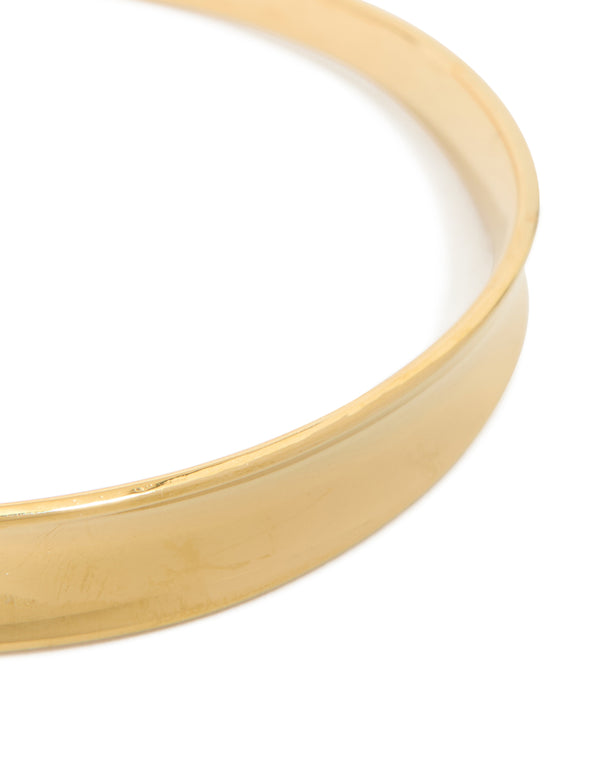 Waterproof Gold Plated Stainless Steel Thin Wrist Cuff