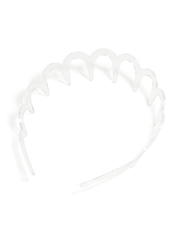 Clear  Wavy Headband