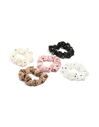 Neutral Fabric Scrunchie 5-Pack - link has visual effect only