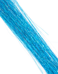 Kids Blue Tinsel Starfish & Seashell Hair Clips 2-Pack - link has visual effect only