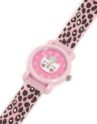 Kids Leopard Print Cat Slap Watch - link has visual effect only