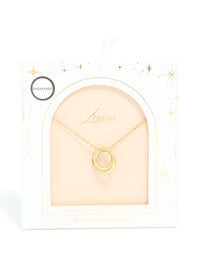 Waterproof Gold Plated Stainless Steel Disc Pendant Necklace - link has visual effect only