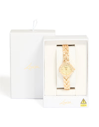 Gold Vine Band Vintage Watch - link has visual effect only