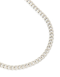 Mens Waterproof Stainless Steel Small Miami Cuban Necklace - link has visual effect only
