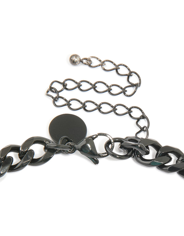 Mens Waterproof Stainless Steel Small Miami Cuban Necklace