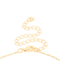 Gold Plated Brass Medium Knot Pendant Necklace - link has visual effect only
