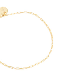 Gold Plated Mini Pearl & Chain Anklets 2-Pack - link has visual effect only