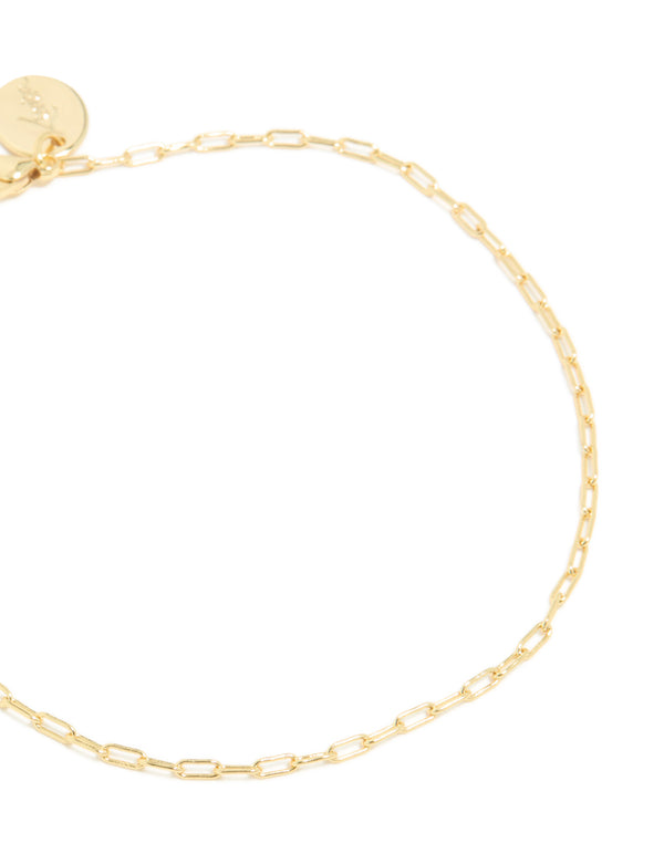 Gold Plated Mini Pearl & Chain Anklets 2-Pack