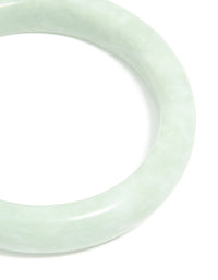 Green Jade Stone Bangle - link has visual effect only