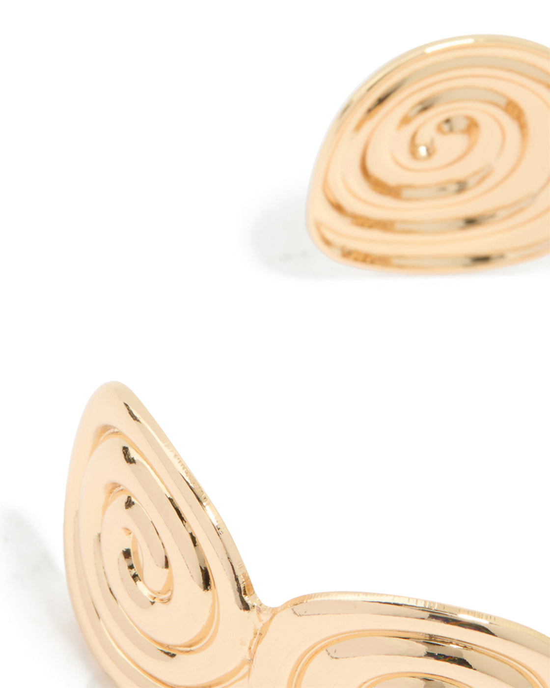 Gold Spiral Wrist Cuff