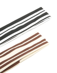 Striped Waffle Fabric Headbands 2-Pack - link has visual effect only