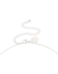 Waterproof Stainless Steel Mini Bubble Letter H Necklace - link has visual effect only