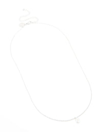 Waterproof Stainless Steel Mini Bubble Letter U Necklace - link has visual effect only