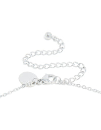 Waterproof Stainless Steel Mini Bubble Letter K Necklace - link has visual effect only