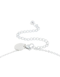 Waterproof Stainless Steel Mini Bubble Letter T Necklace - link has visual effect only