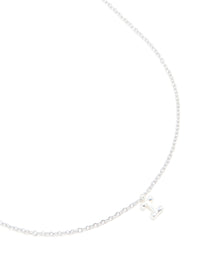 Waterproof Stainless Steel Mini Bubble Letter I Necklace - link has visual effect only