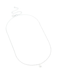 Waterproof Stainless Steel Mini Bubble Letter C Necklace - link has visual effect only