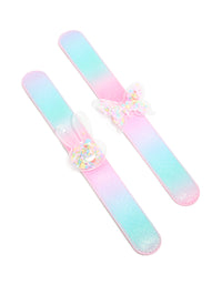 Kids BFF Shaker Bunny & Butterfly Slap Bands 2-Pack - link has visual effect only