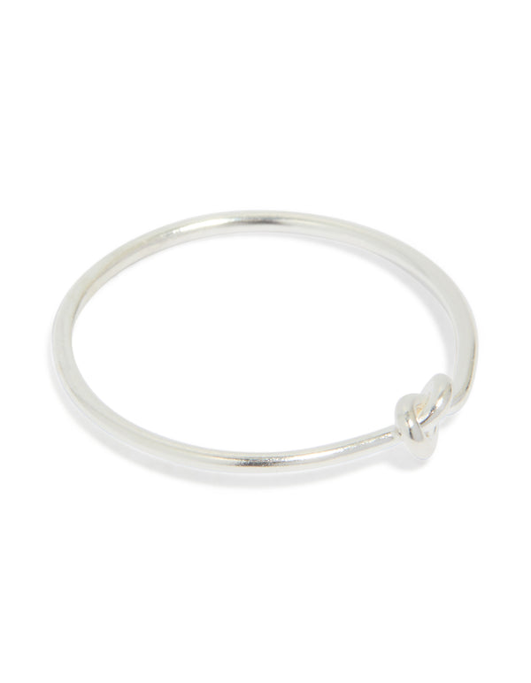 Sterling Silver Tiny Knot Ring