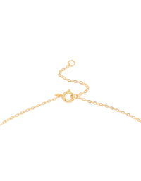 Gold Plated Sterling Silver Bubble Letter S Necklace - link has visual effect only