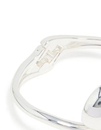 Silver Large Yin Yang Bangle - link has visual effect only