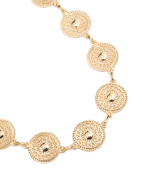 Gold Filigree Circle Belt - link has visual effect only