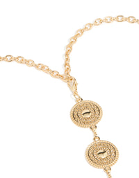 Gold Filigree Circle Belt - link has visual effect only