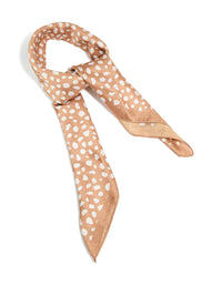Spotted Deer Print Fabric Scarf - link has visual effect only