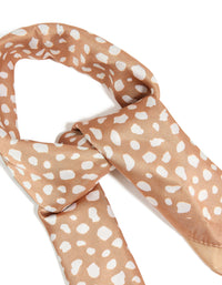 Spotted Deer Print Fabric Scarf - link has visual effect only