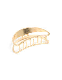 Gold Half Moon Claw Clip - link has visual effect only