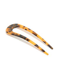 Tortoiseshell Acrylic Large Basic Hair Pin - link has visual effect only