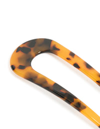 Tortoiseshell Acrylic Large Basic Hair Pin - link has visual effect only