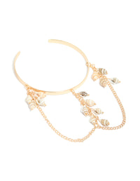 Gold Chain & Shells Arm Cuff - link has visual effect only
