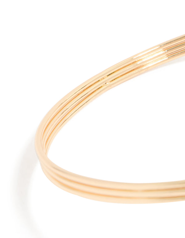 Highlighting diamante small flowers arm cuff in gold with detail view