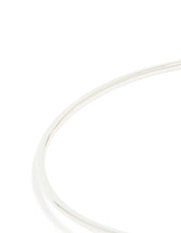 Silver Plated Cubic Zirconia Floating Wrap Around Bangle - link has visual effect only
