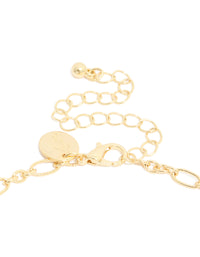Gold Plated Celestial Charms Necklace - link has visual effect only