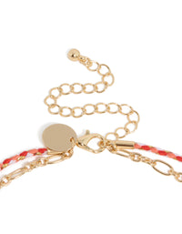 Gold Shell & Evil Eye  Charm Layered Necklace - link has visual effect only