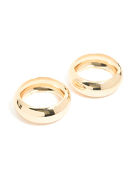 Gold Oversized Bangles 2-Pack - link has visual effect only