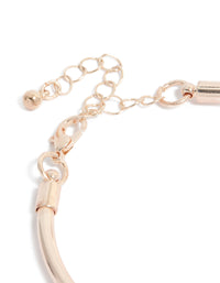 Rose Gold Festival Charm Bangle - link has visual effect only